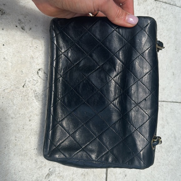 CHANEL lambskin classic quilted mini square flap bag VINTAGE - Picture 7 of 12